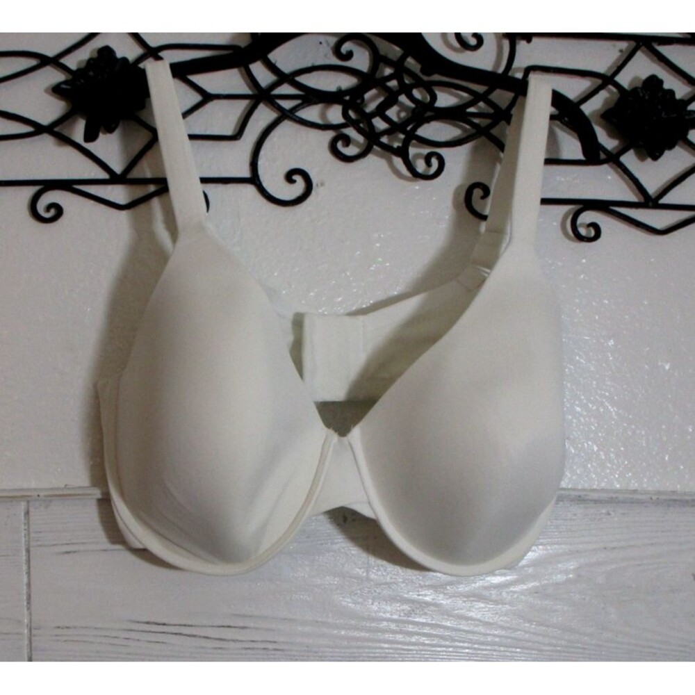 Ambrielle Full Coverage Bra Adjustable Underwire White Size 44DDD